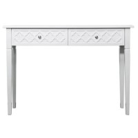 Bella White 2 Drawer Dressing Table