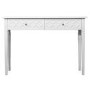 Bella White 2 Drawer Dressing Table