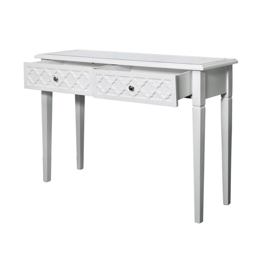 Bella White 2 Drawer Dressing Table