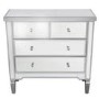 Vida Mirrored 4 Drawer Chest of Drawers