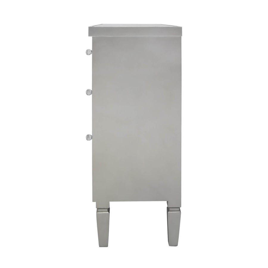 Vida Mirrored 4 Drawer Chest of Drawers