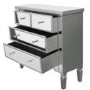 Vida Mirrored 4 Drawer Chest of Drawers