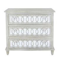 Abbey Mirrored 3 Drawer Chest of Drawers Abbey Mirrored 3 Drawer Chest of Drawers