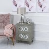 Abbey Mirrored 2 Drawer Bedside Table