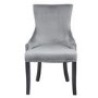 Glass Dining Table & 6 Grey Velvet Chairs - Aurora Boutique