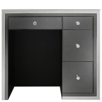 Madison Smoked Mirrored 4 Drawer Dressing Table
