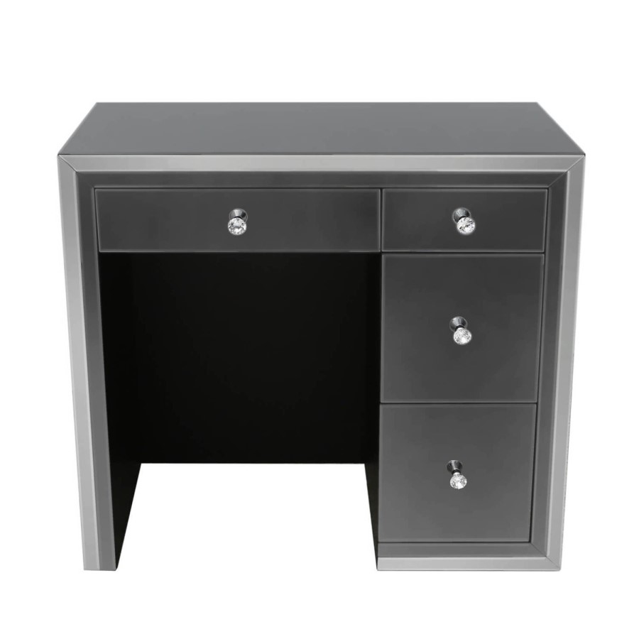 Madison Smoked Mirrored 4 Drawer Dressing Table