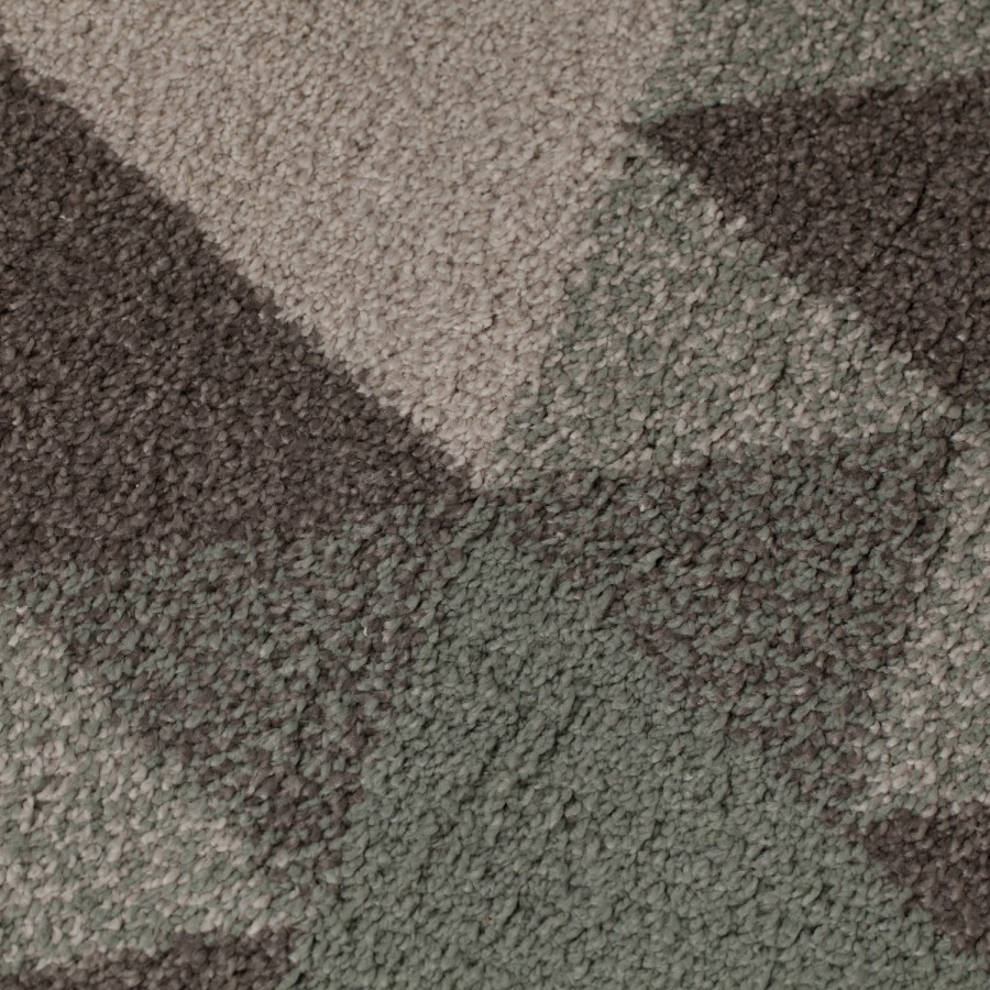 Blue Cream & Grey Rug 120x170cm - Flair Nuru