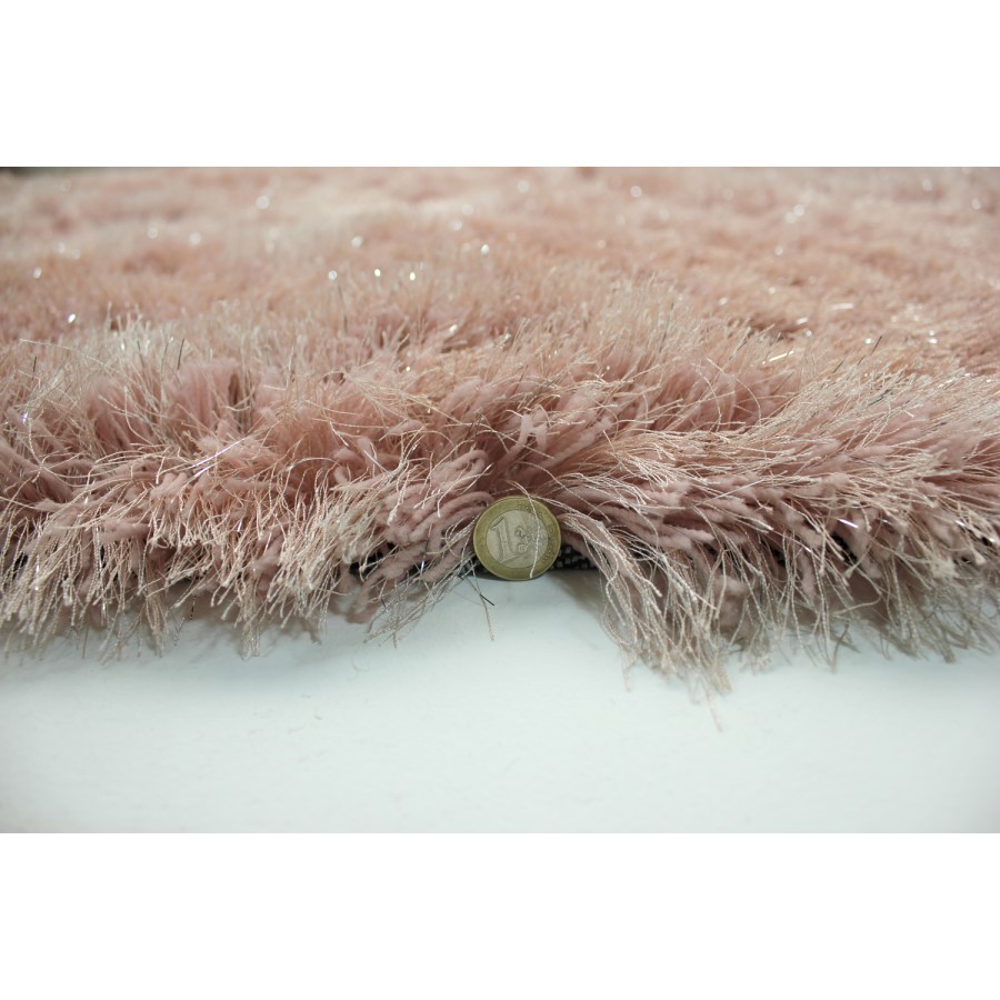 Dazzle Blush Pink Rug with Sparkles 160 x 230cm - Flair
