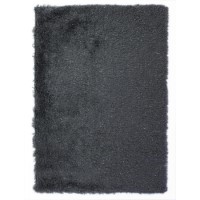 Sparkly Grey Shaggy Rug 120x170cm - Flair