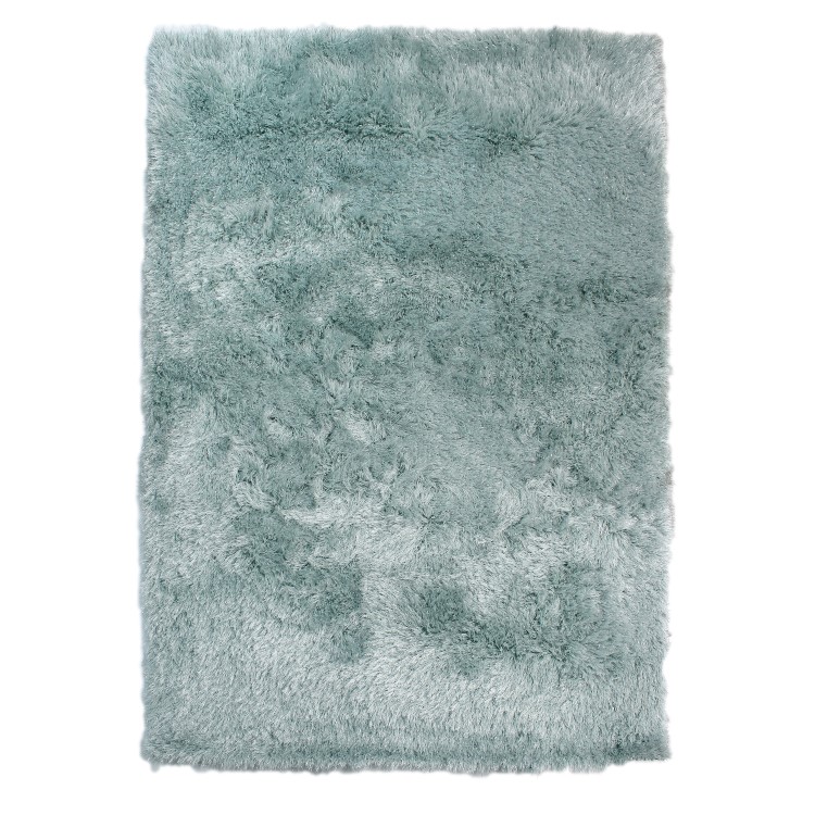 Dazzle Duck Egg Blue Rug with Sparkles 120x170cm - Flair