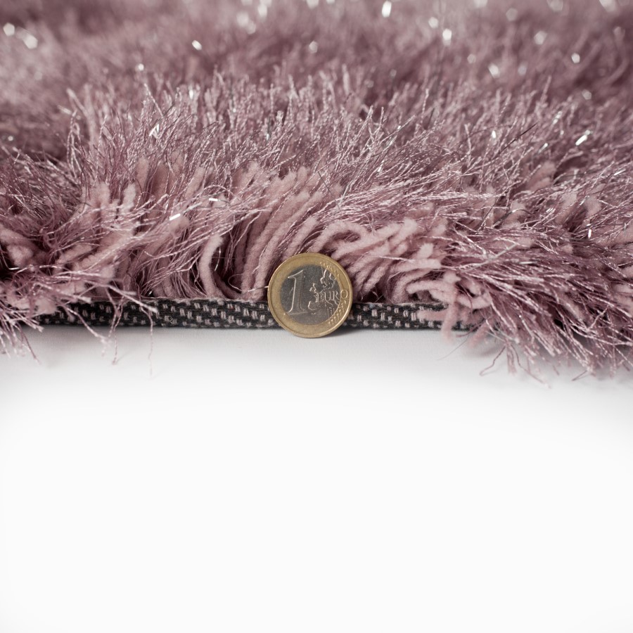Dazzle Mauve Rug with Sparkles 160x230cm - Flair