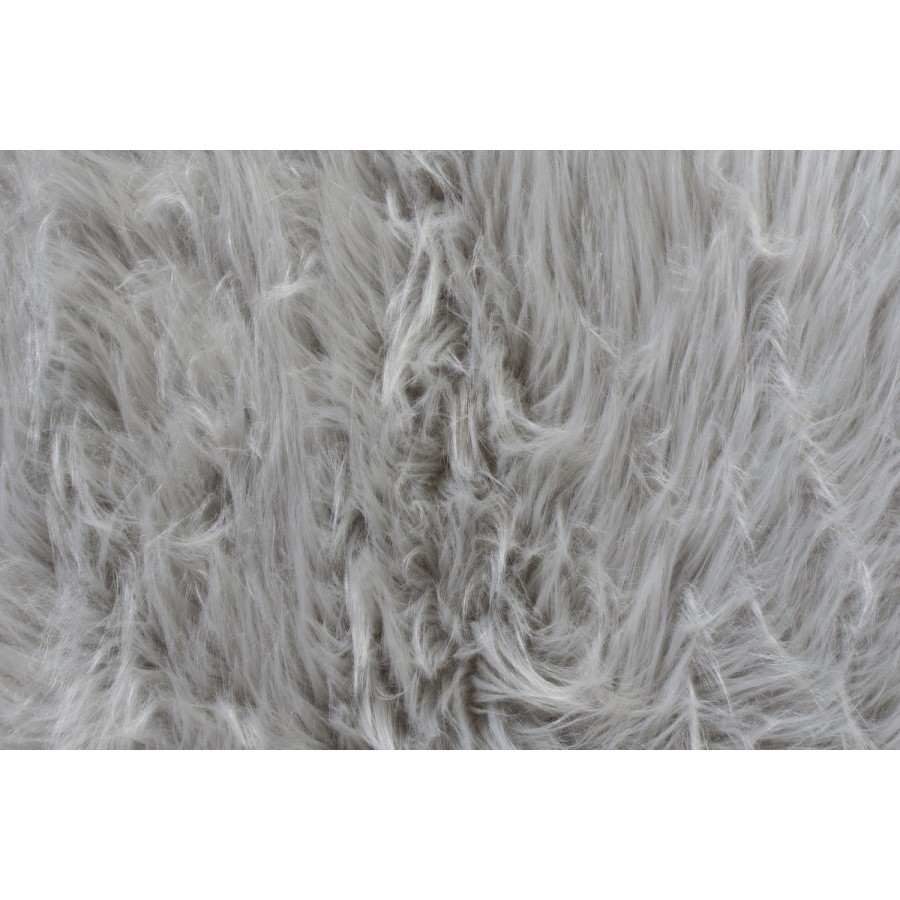 Grey Faux Sheepskin Rug 60x90cm - Flair