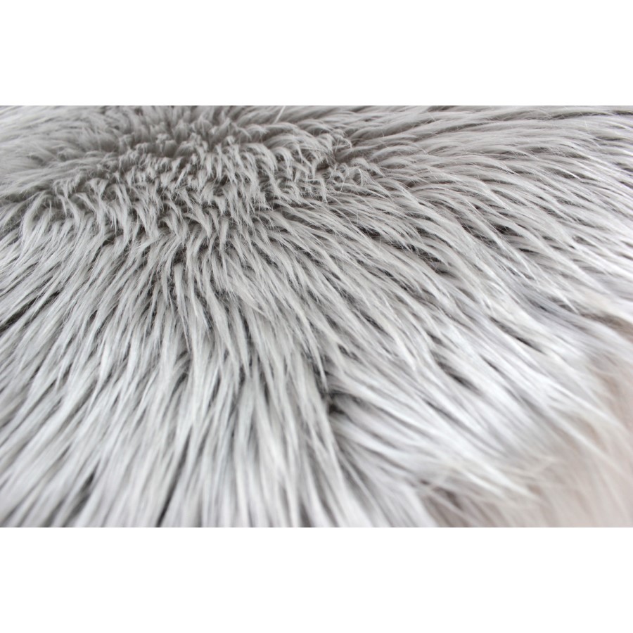 Grey Faux Sheepskin Rug 60x90cm - Flair