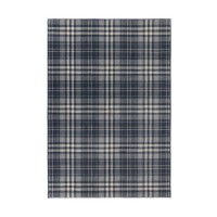 Blue Tartan Rug 120x170cm - Flair Kilbirnie