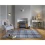 Blue Tartan Rug 120x170cm - Flair Kilbirnie