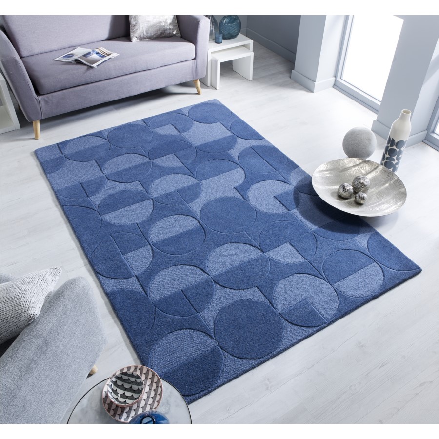 Denim Blue Rug 120x170cm - Flair Gigi
