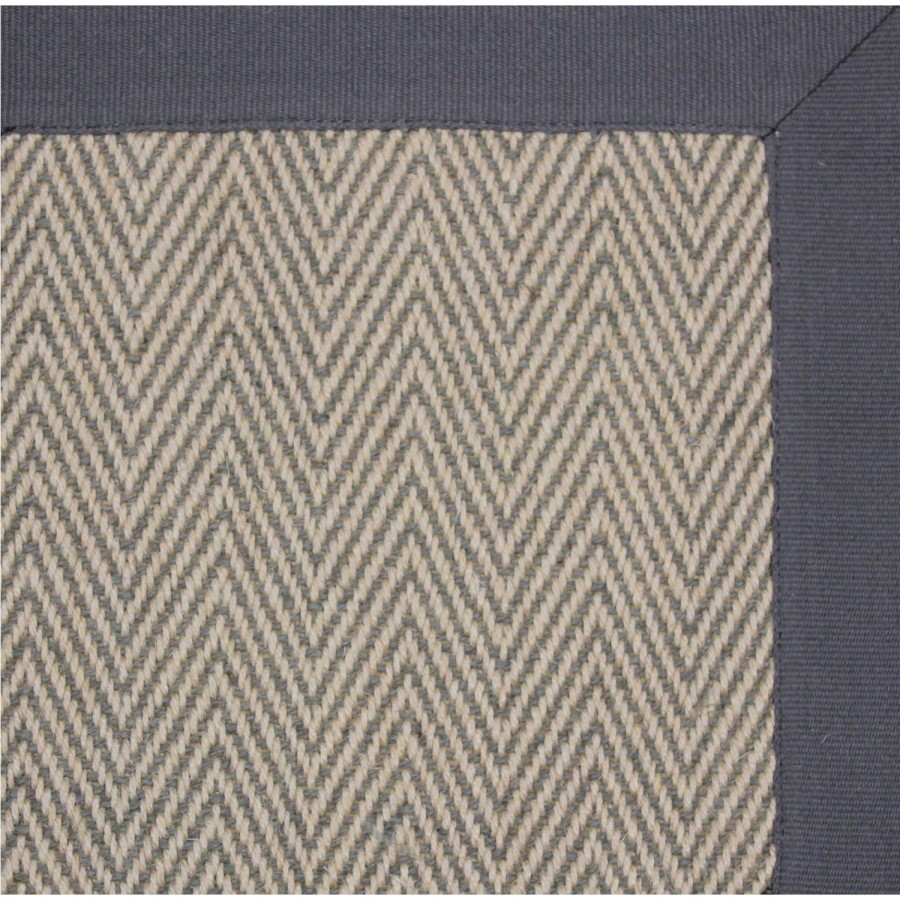 Herringbone Grey & Natural Rug - 120 by 170 cm - Flair