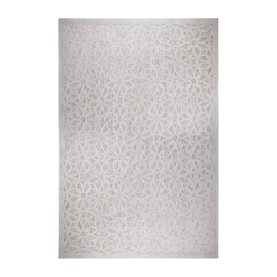 Silver Indoor/Outdoor Rug 120x170cm - Flair Argento
