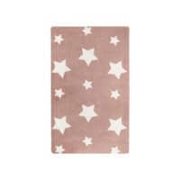 Twinkle Candy Floss Pink Kids Rug 90x150cm - Flair