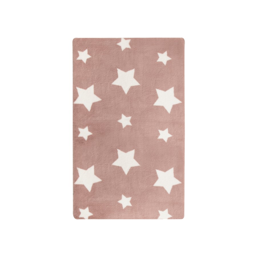 Twinkle Candy Floss Pink Kids Rug 90x150cm - Flair