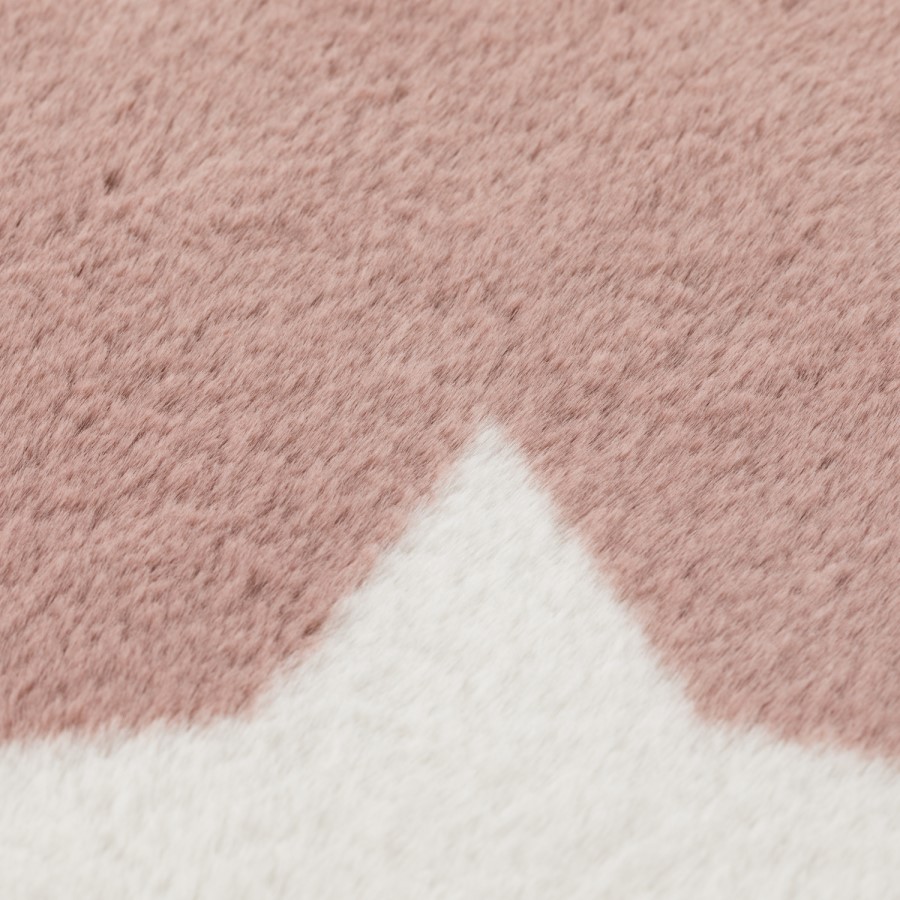 Twinkle Candy Floss Pink Kids Rug 90x150cm - Flair
