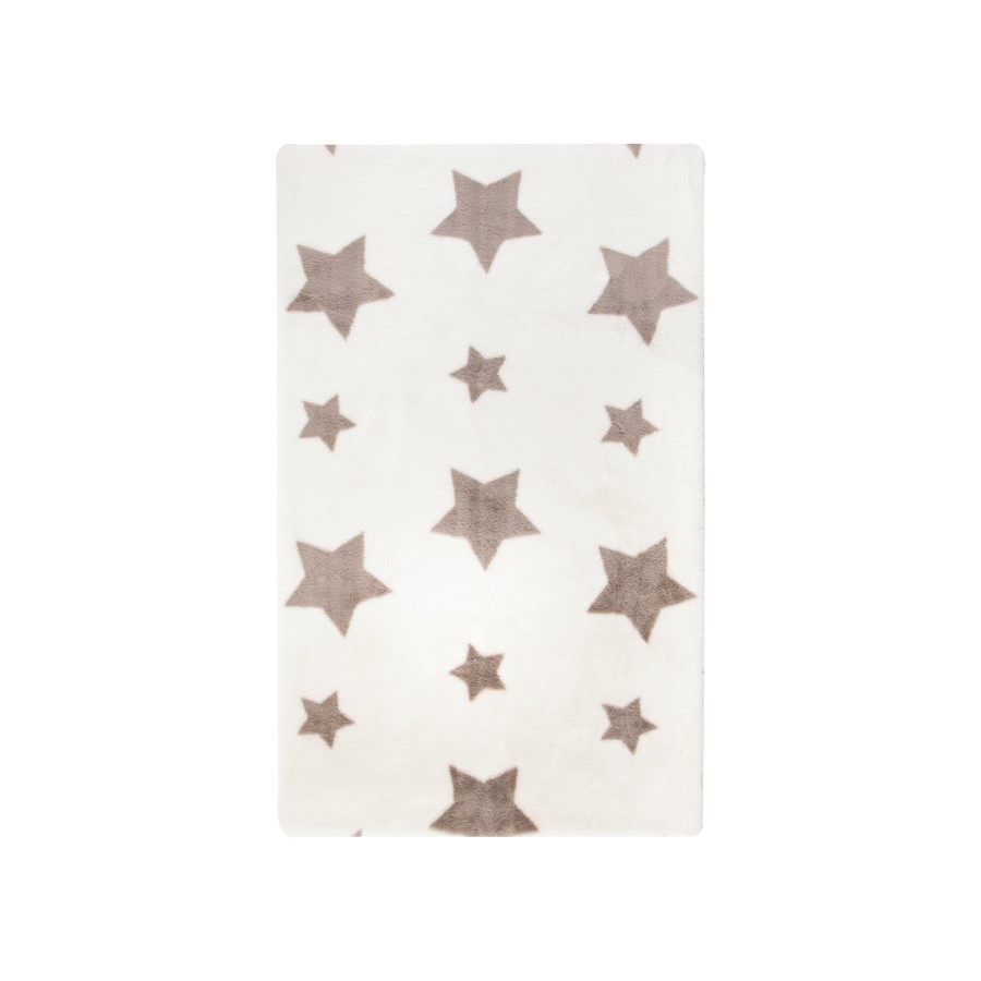 Twinkle Sherbet White Pink Kids Rug 90x150cm - Flair