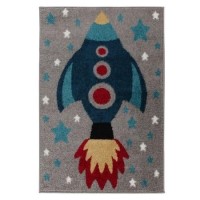 Flair Rocket Multicoloured Kids Rug - 80 by 120 cm