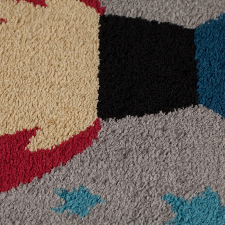 Flair Rocket Multicoloured Kids Rug - 80 by 120 cm
