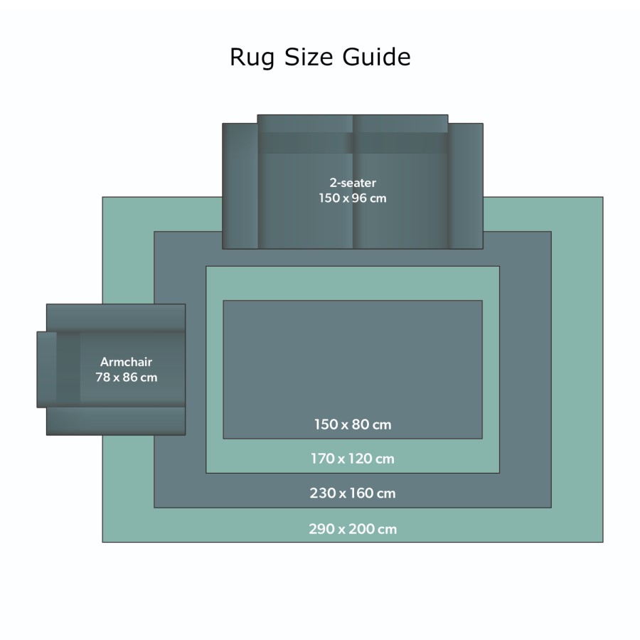 Large Beige Rug - 120x180cm - Astral