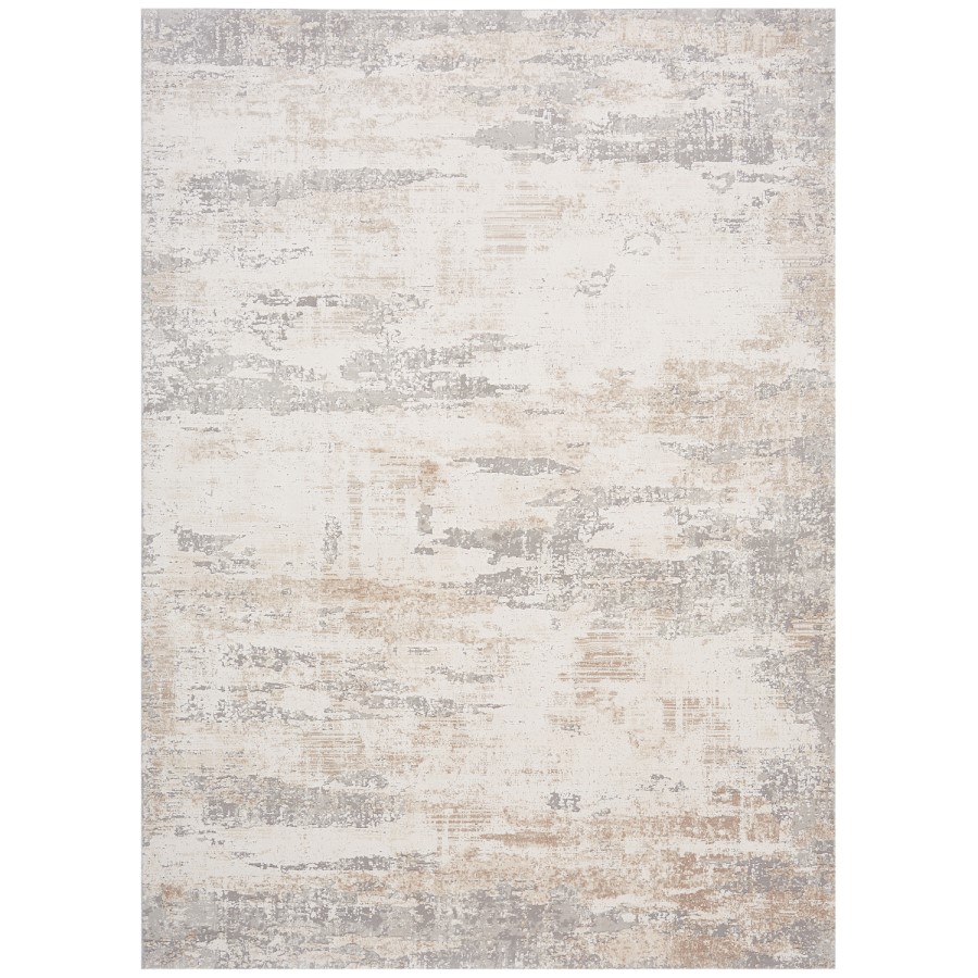 Large Cream and Grey Rug - 120x180cm - Astral