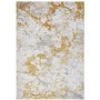 Large Yellow Rug with Marble Effect - 120x180cm - Astral