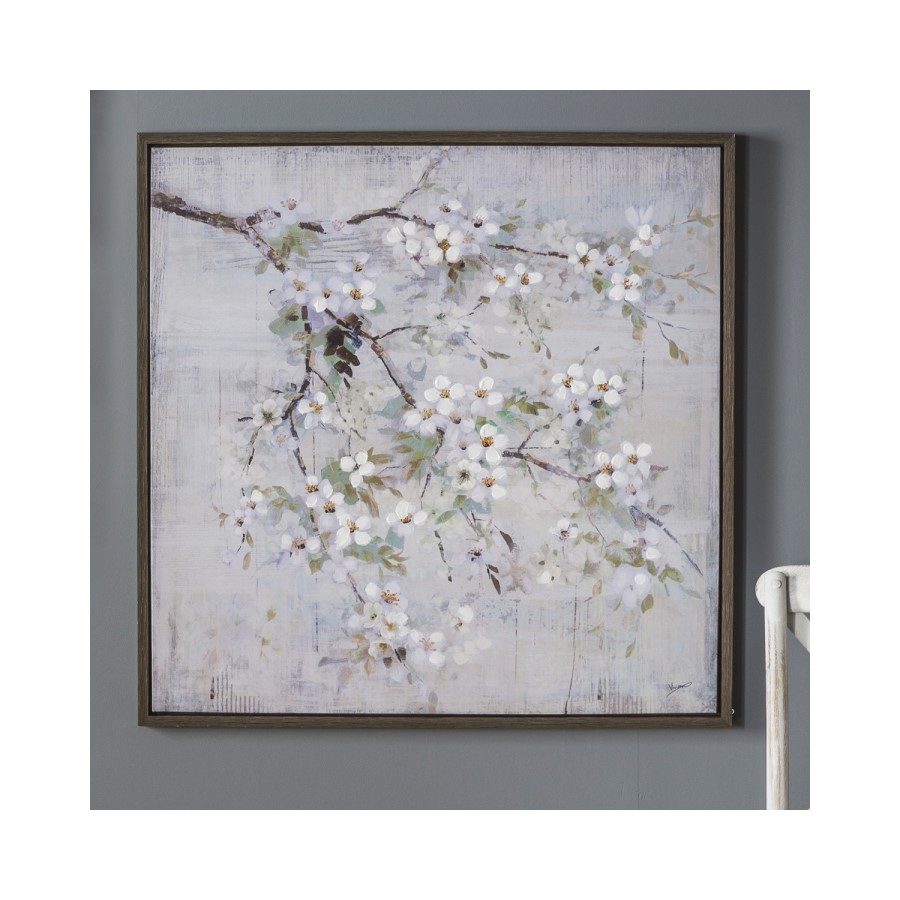 Spring Blossom Framed Canvas Art - Caspian House
