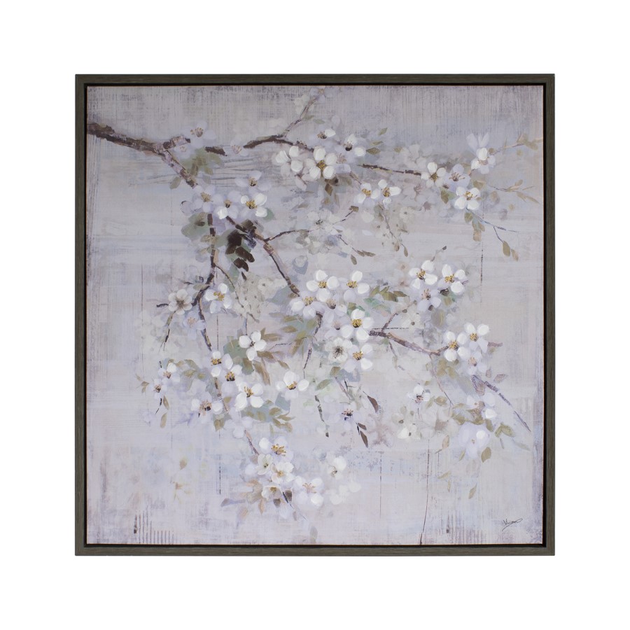 Spring Blossom Framed Canvas Art - Caspian House