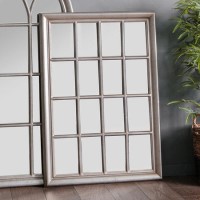 Antique Silver Mirror - Caspian House Antique Silver Mirror - Caspian House