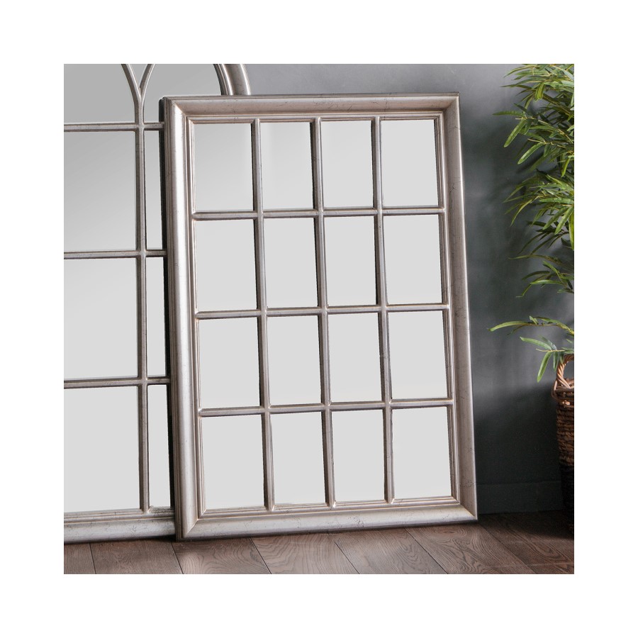 Antique Silver Mirror - Caspian House