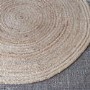 Round Natural Jute Rug - Mapplewell