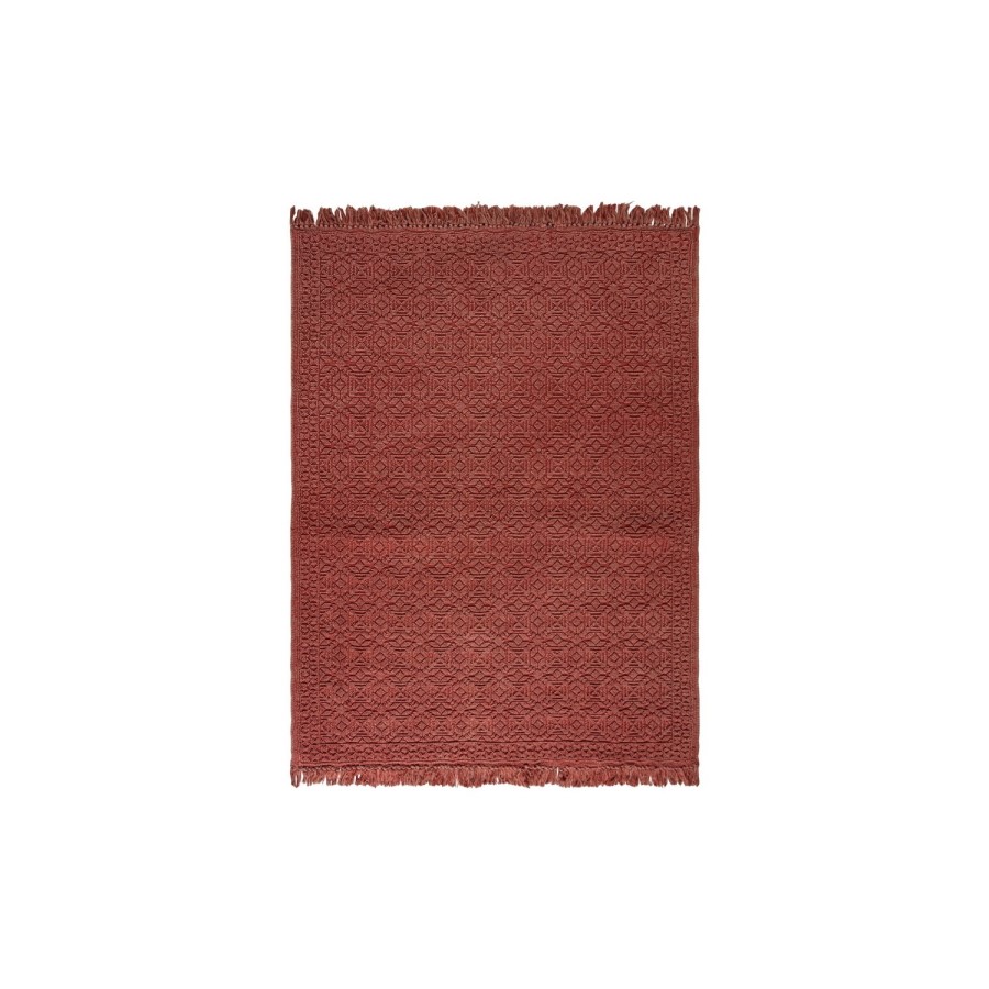 Caspian House Hand Crafted Burnt Orange Rug - 120 x 170 cm