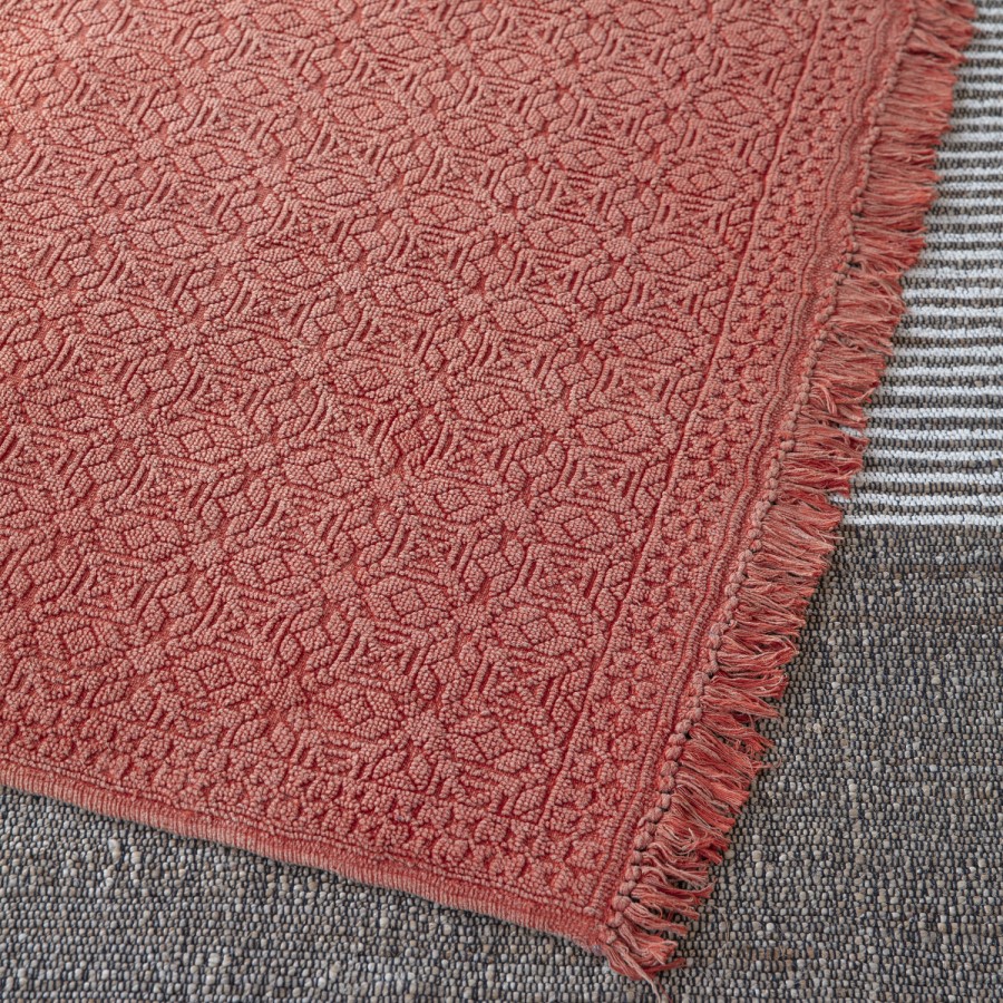 Caspian House Hand Crafted Burnt Orange Rug - 120 x 170 cm
