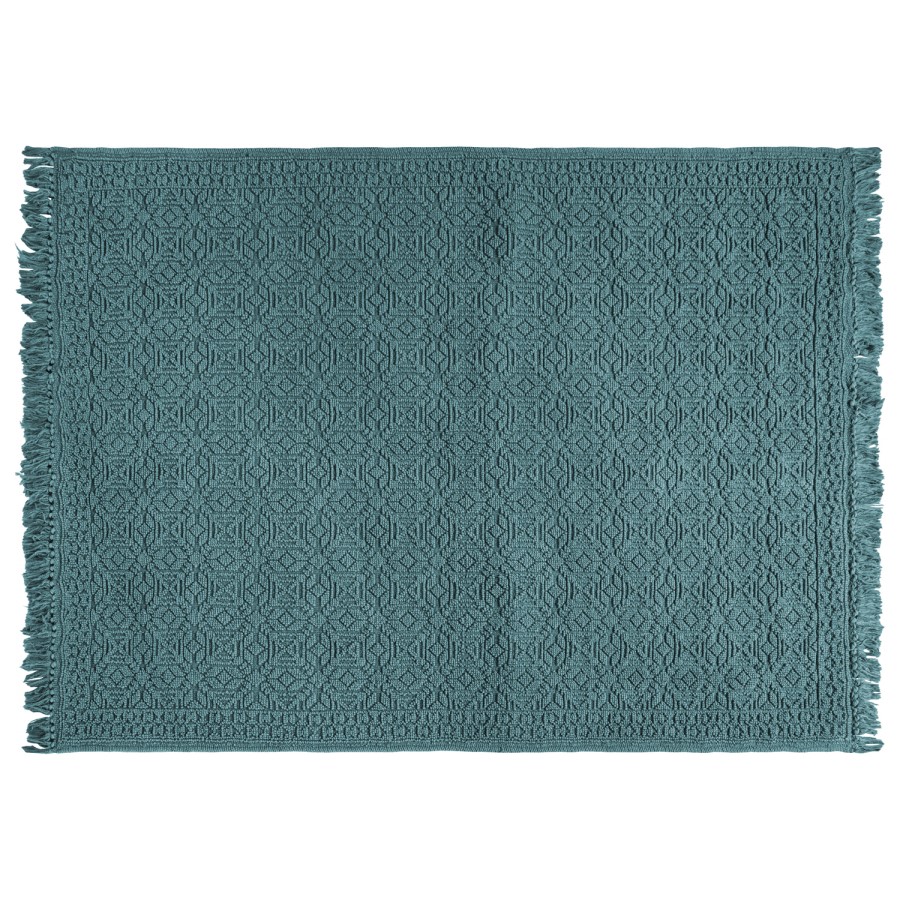 Hand Crafted Green Rug - 120 x 170 cm
