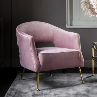 Gallery Barletta Armchair Dusky Velvet