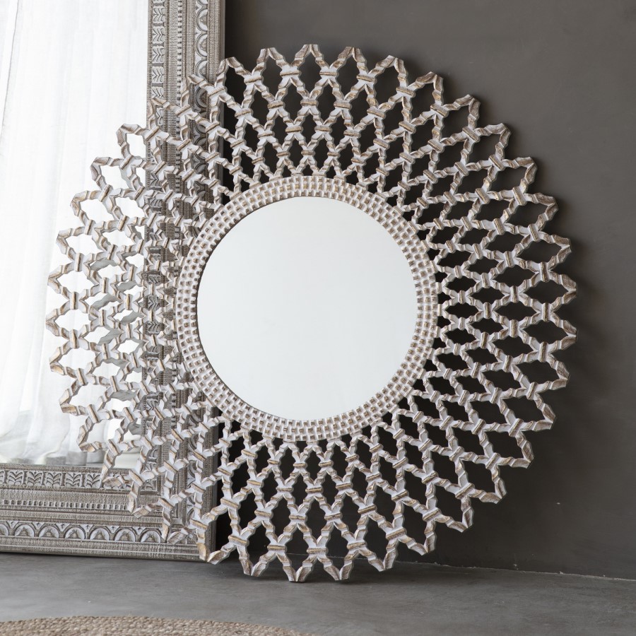 Wall Mirror with Circlaur Frame - Caspian House