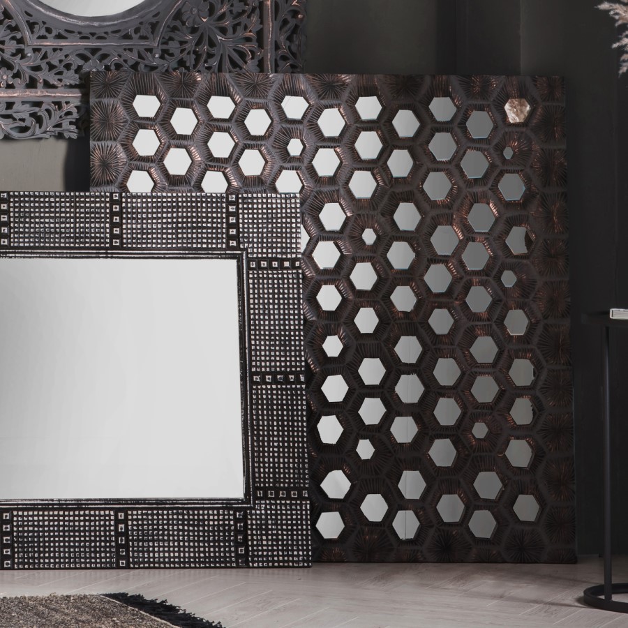 Baliya Mirror with Unique Frame - Caspian House