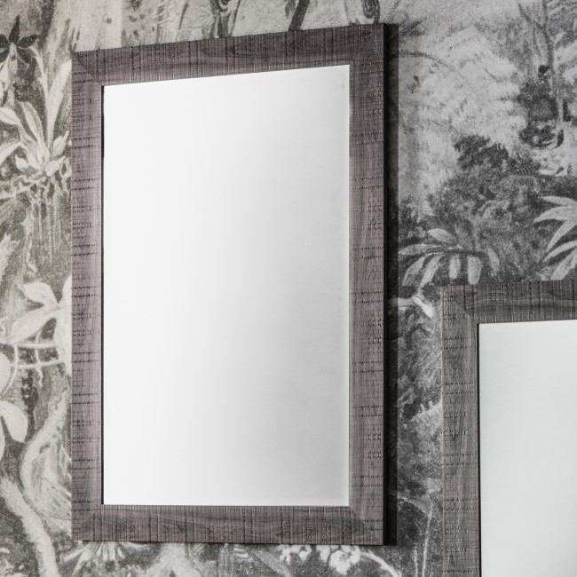 Wall Mirror with Grey Frame - Deacon