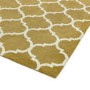 Yellow & White Rug with Pattern - 120x170cm