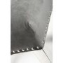 Pair of Dining Chairs in Grey Velvet with Metal Legs - Shankar