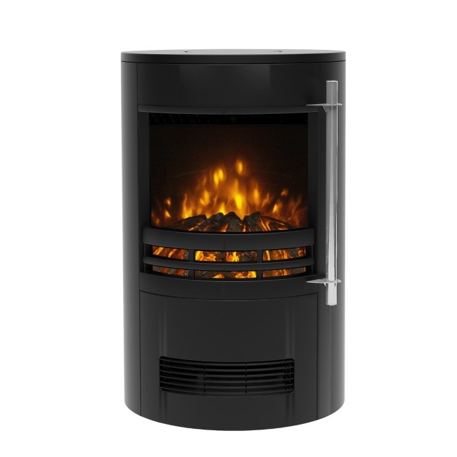 GRADE A1 - Be Modern Tunstall Electric Stove in Matt Black