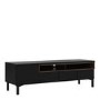 Roomers TV Unit in Black and Walnut