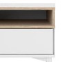 Roomers TV Unit in White and Oak