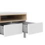 Roomers TV Unit in White and Oak